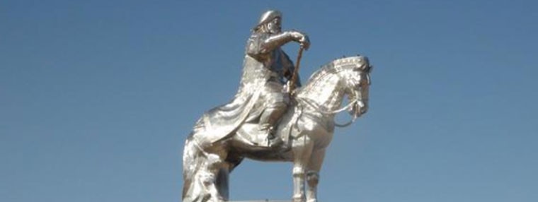 몽골 징기스칸 동상