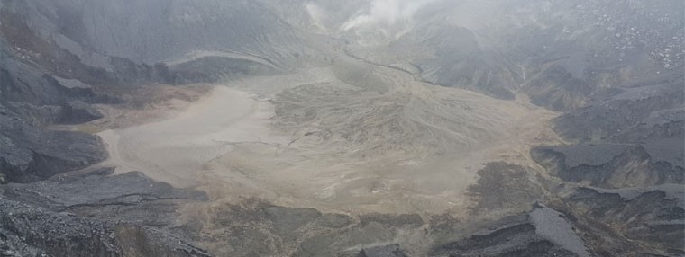 인도네시아 반둥 탕쿠반 프라후 산 화산