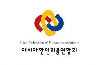 아시아한인회 깃발 로고